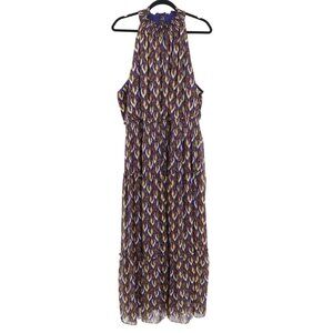 Taylor‎ Sleeveless Maxi Dress Women 20W Multi Boho Resort Wear Vacation Feminine